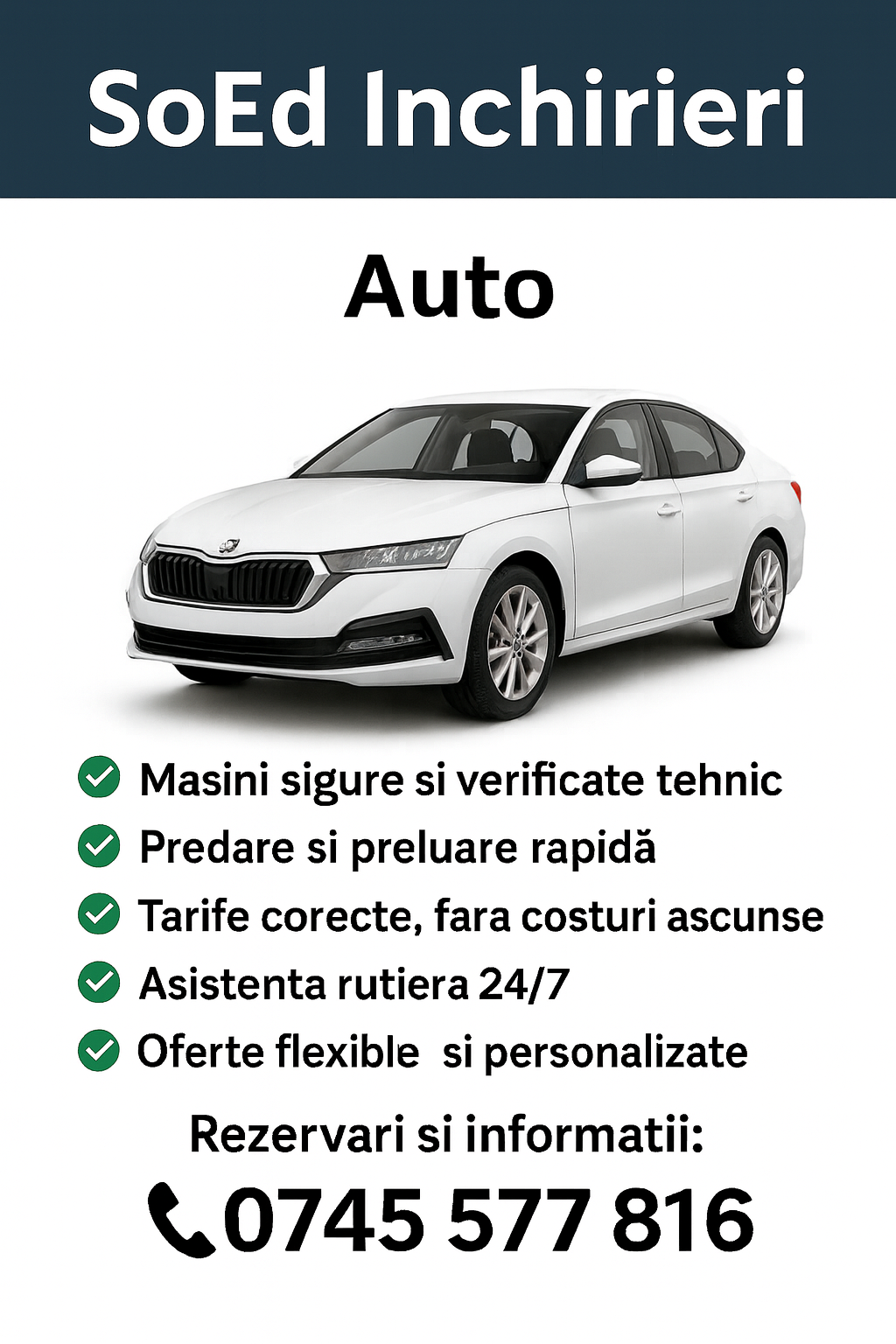 Inchirieri auto SoED